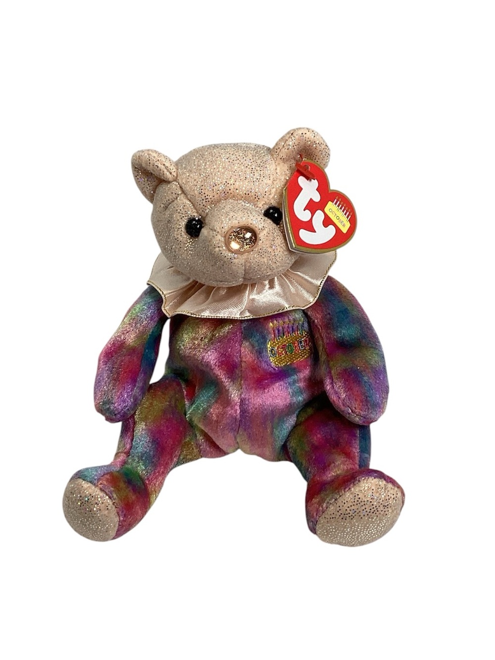 💚 TY “October” Beanie Baby Birthday Bear - NWT